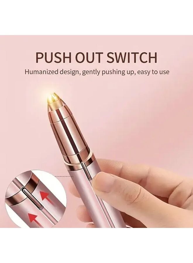 قلم حلاقة شفاه كهربائي محمول للمرأة - أداة حلاقة شفاه كهربائية سريعة وآمنة للوجه والأصابع والأرجل - Image 3