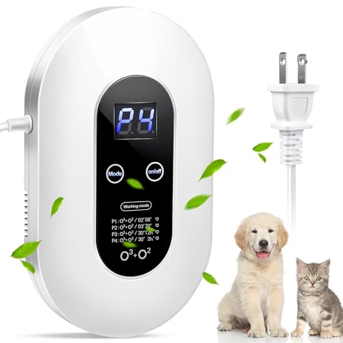 iCare Ozone Odor Eliminator for Strong Odor 99% Cat Litter Deodorizer Dog Poof Odor Removal Air Ionizers Home Plug-in Air Purifier for Bedroom, Toilet, Kitchen, Pets, Shoe, Smoke, Formaldehyde Air Freshener - Image 1