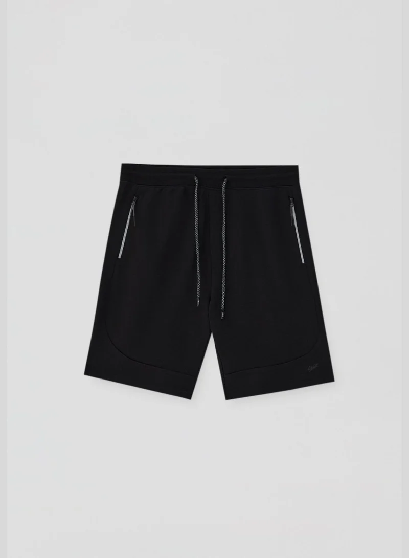 PULL&BEAR Bermuda jogging shorts with zips