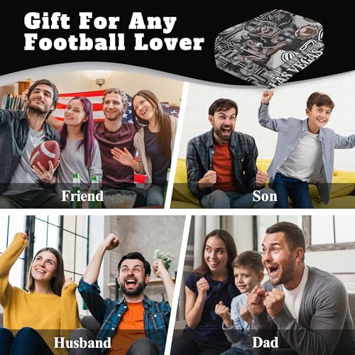 BTHRRW Football Throw Blanket Football Team Color 60"x50" Fan Gifts for Men Women Sport Blanket Sofa Bed Couch Living Room. - Image 5