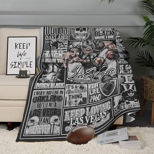 BTHRRW Football Throw Blanket Football Team Color 60"x50" Fan Gifts for Men Women Sport Blanket Sofa Bed Couch Living Room. - Image 3