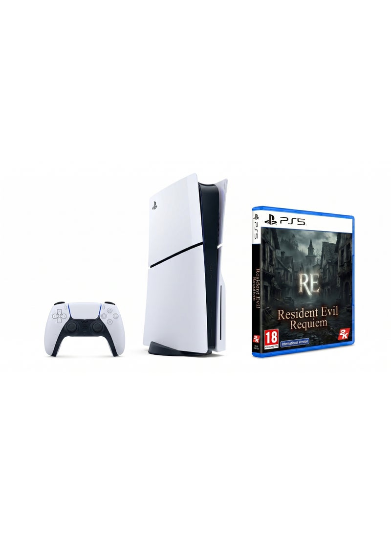 Sony PS5 Slim Disc with Resident Evil Requiem Standard Edition (PS5) International Version