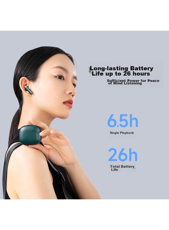 Walker Flower Edifier Hua Zai Zerobuds True Wireless Bluetooth Earphones, Music Earphones, Semi In-ear Headphones, Compatible With Apple, Huawei, Xiaomi, White - Image 5