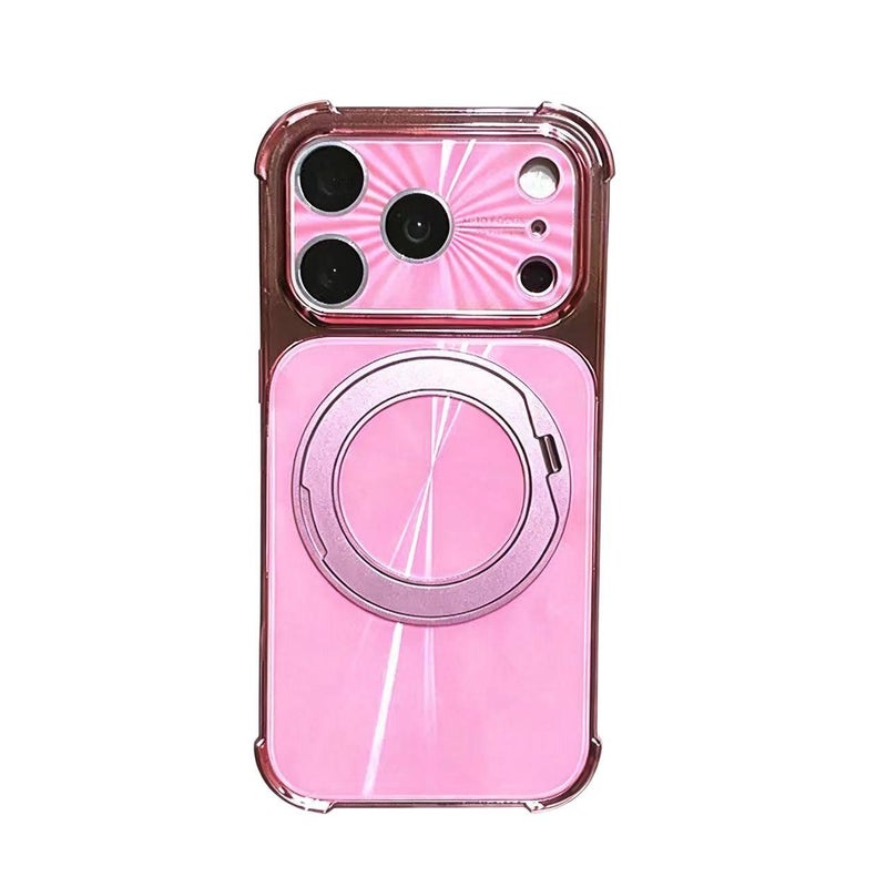 Acrylic Protective Case for iPhone 17 / 17 Air / 17 Pro / 17 Pro Max with Drop Protection and Kickstand plus Shockproof plus Strong Magnetic in White - Veloris - Image 2