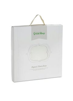 The Little Green Sheep Organic Cotton Baby Cot Fitted Sheet For Stokke Sleepi And Leander Cot From 0-5 Years- White  - Image 1