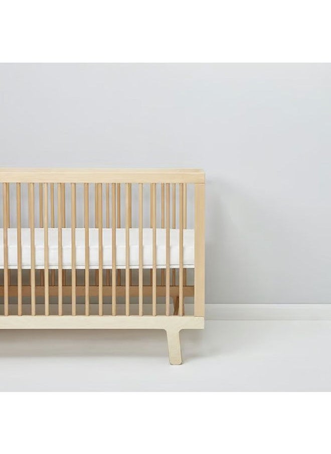 The Little Green Sheep - ملاءة سرير أطفال من القطن العضوي لسرير الأطفال Stokke Sleepi وLeander من 0-5 سنوات - أبيض - Image 1