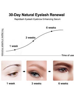 rapidbrow Eyebrow Enhance Serum,Eyebrow Growth Serum for Thicker,Fuller and Healthier Looking Brows,Gentle and Safe,3ML  - Image 3
