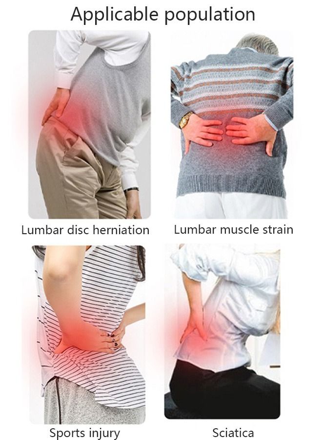DUNISO Self-Heating Back Brace for Lower Back Pain Back Support Belt with Heating Pad Self-Heating Magnetic Waist Strap Portable Breathable Self Heating Support Belt for Men and Women - Image 2