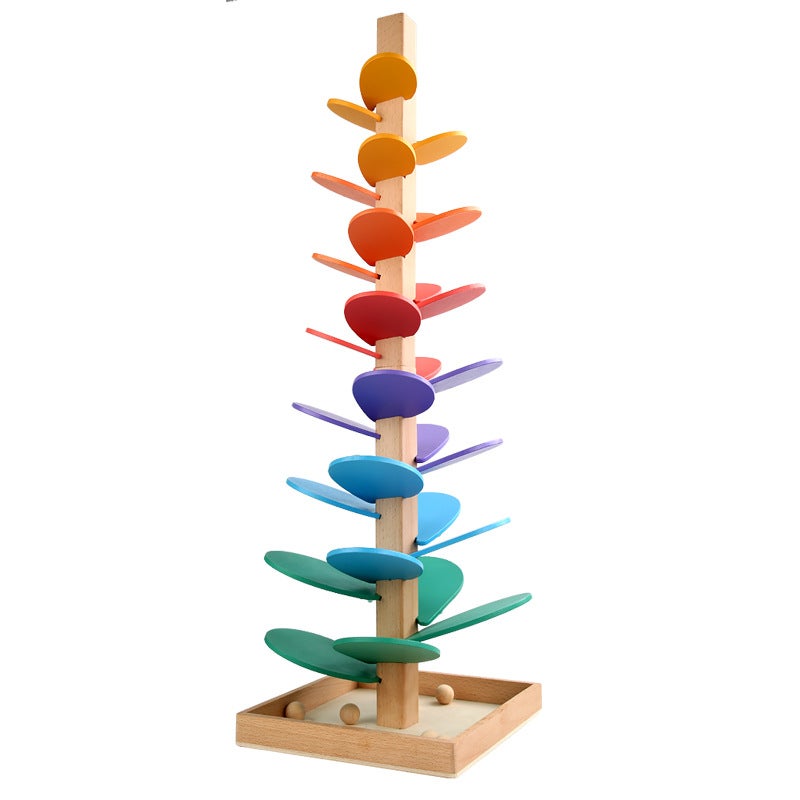Montessori Rainbow Music Tree Educational Toy for Kids 1-3 DIY Building Blocks Baby Gift - Image 4