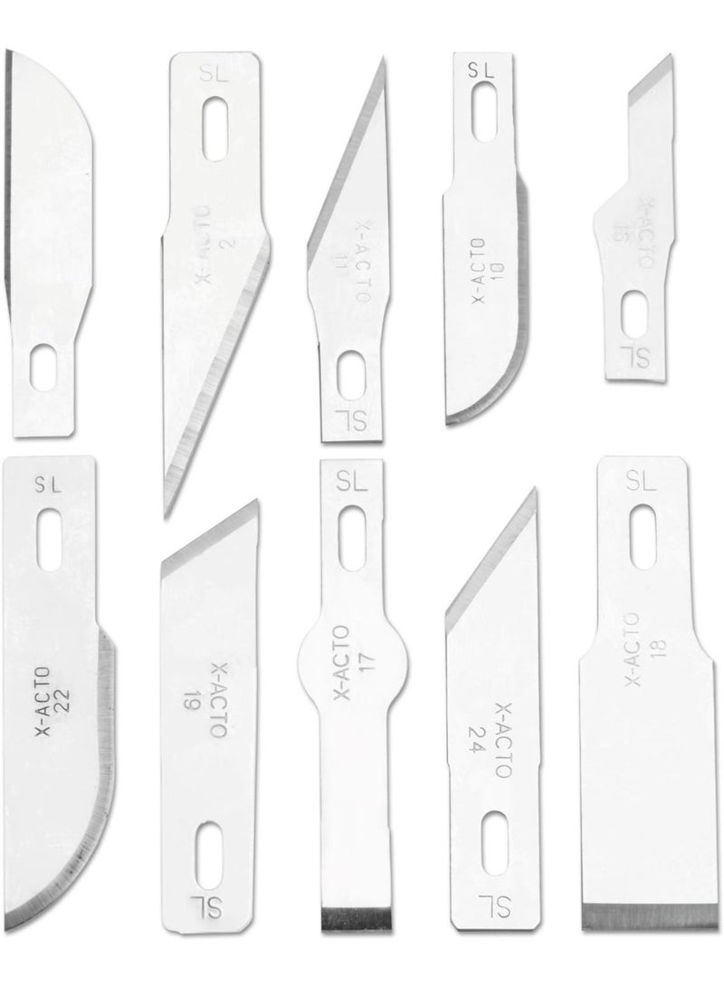 X-ACTO Compression Basic Knife Set, Includes 3 Knives, 13 Blades, Soft Carry Case, 17 Count - Crafting, Cutting Tools - Image 2