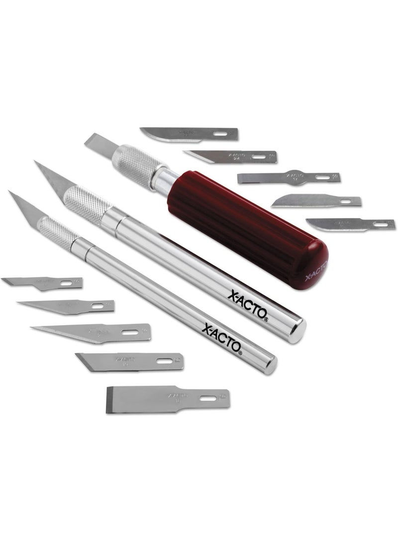 X-ACTO Compression Basic Knife Set, Includes 3 Knives, 13 Blades, Soft Carry Case, 17 Count - Crafting, Cutting Tools - Image 4