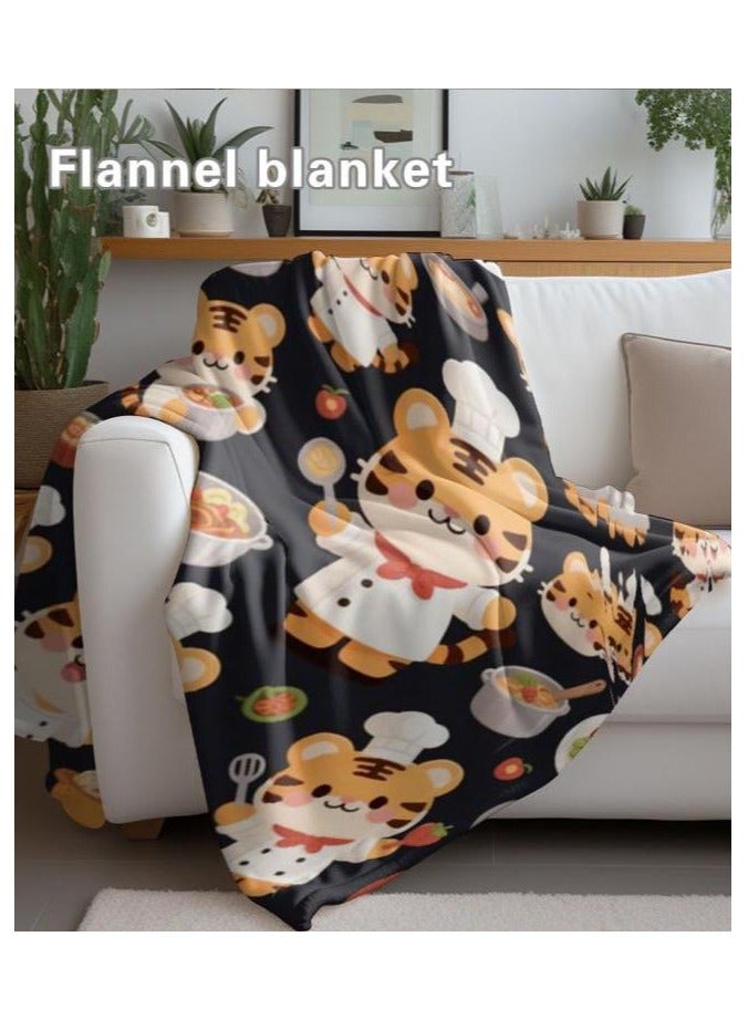 general Flannel thin blanket (warm and comfortable, suitable for sleep, gaming, dust removal and sandproof) 150cm*200cm - 540 - Image 1