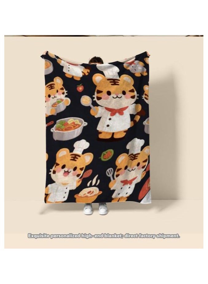 general Flannel thin blanket (warm and comfortable, suitable for sleep, gaming, dust removal and sandproof) 150cm*200cm - 540 - Image 4