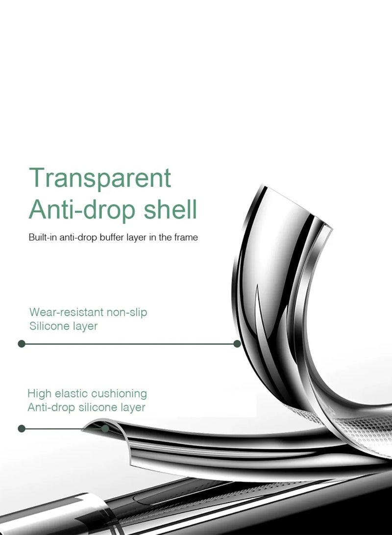 Techie غطاء شفاف مضاد للصدمات من TPU ناعم للغاية لجهاز Realme Note 50 4G / C53 / C51 مع زوايا ناعمة ومانع للبصمات - Image 3