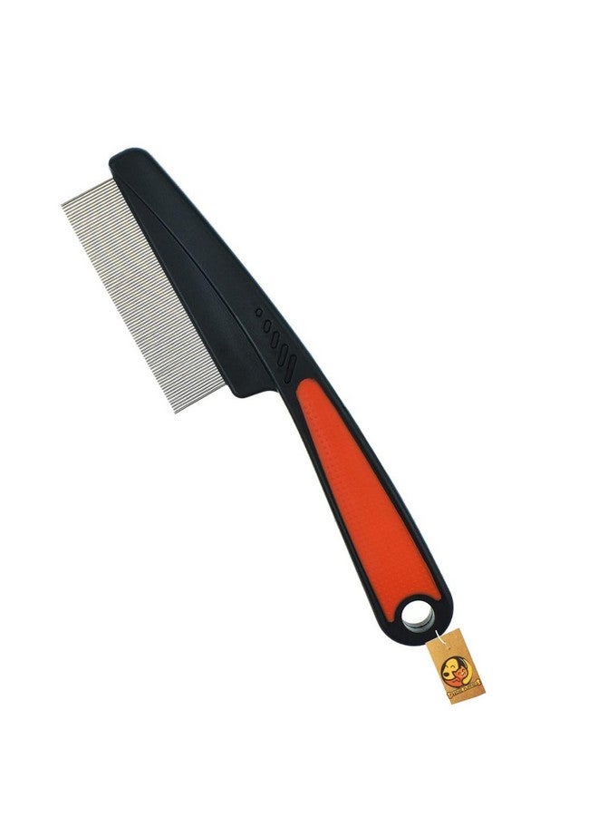 Pet Flea Comb For Dog, Cat, Birds And Rabbit - (Flea Comb - Large) | Stainless Steel Fine Tooth Flea Lice Tear Stain Remover Comb | Hair Nit Comb For Head Nit Treatment Removes Head Nits (Large) - Image 1