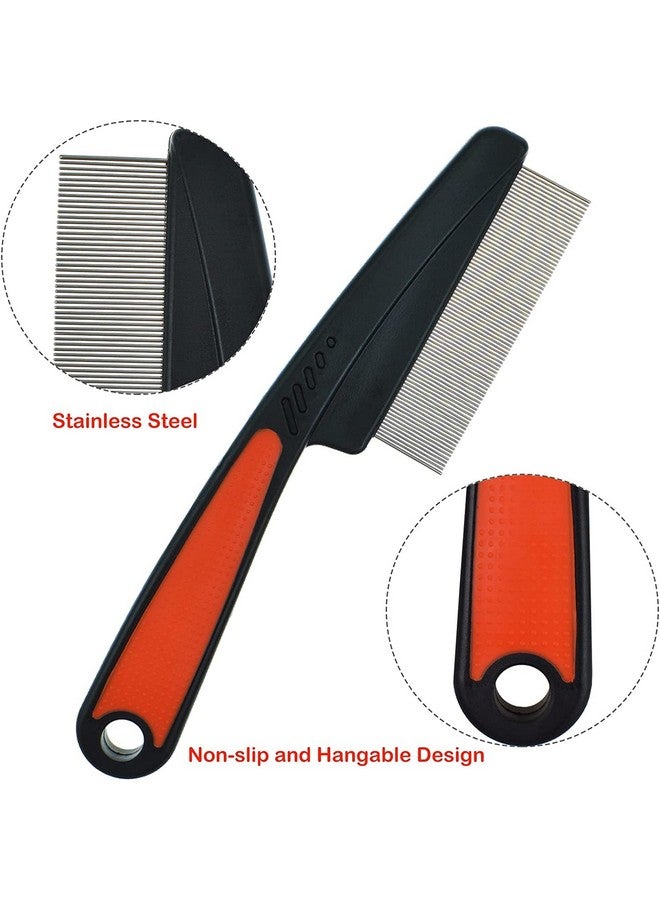 Pet Flea Comb For Dog, Cat, Birds And Rabbit - (Flea Comb - Large) | Stainless Steel Fine Tooth Flea Lice Tear Stain Remover Comb | Hair Nit Comb For Head Nit Treatment Removes Head Nits (Large) - Image 5