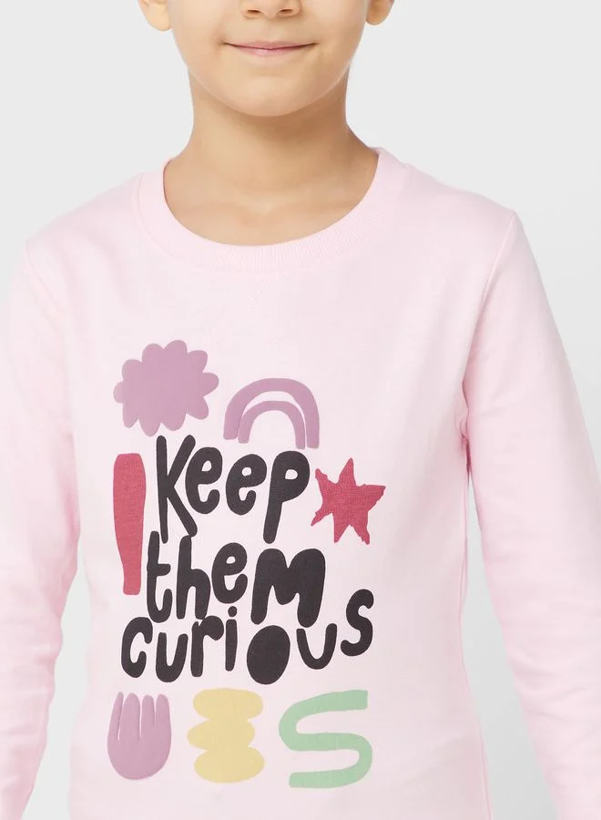 Pinata Boys Slogan Printed Sweatshirt