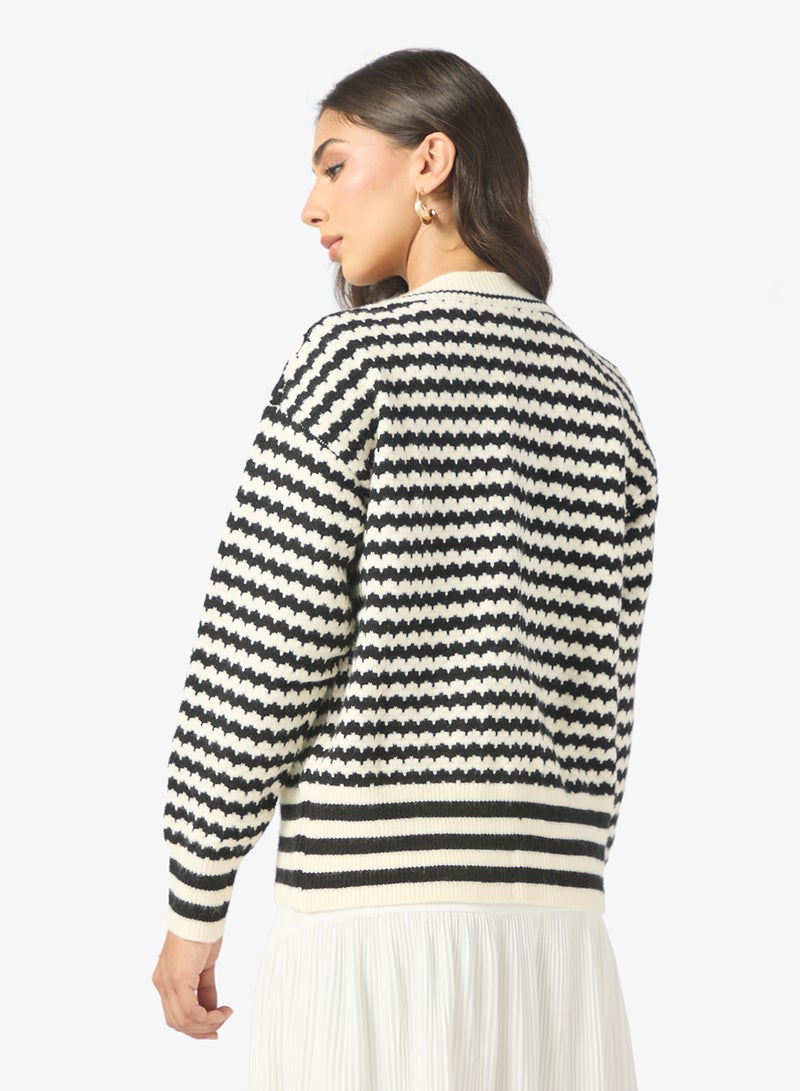 ELLA Stripe Sweater - Image 2