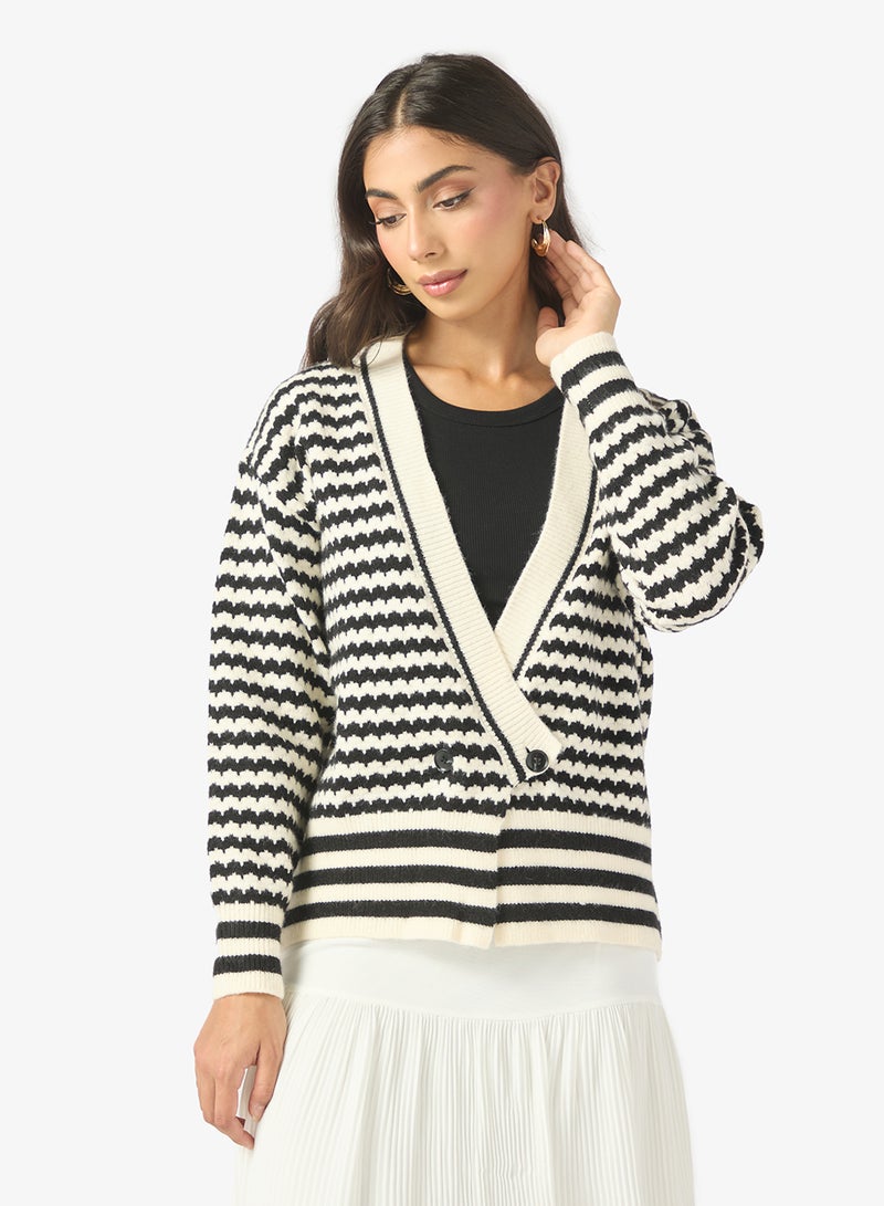 ELLA Stripe Sweater - Image 1