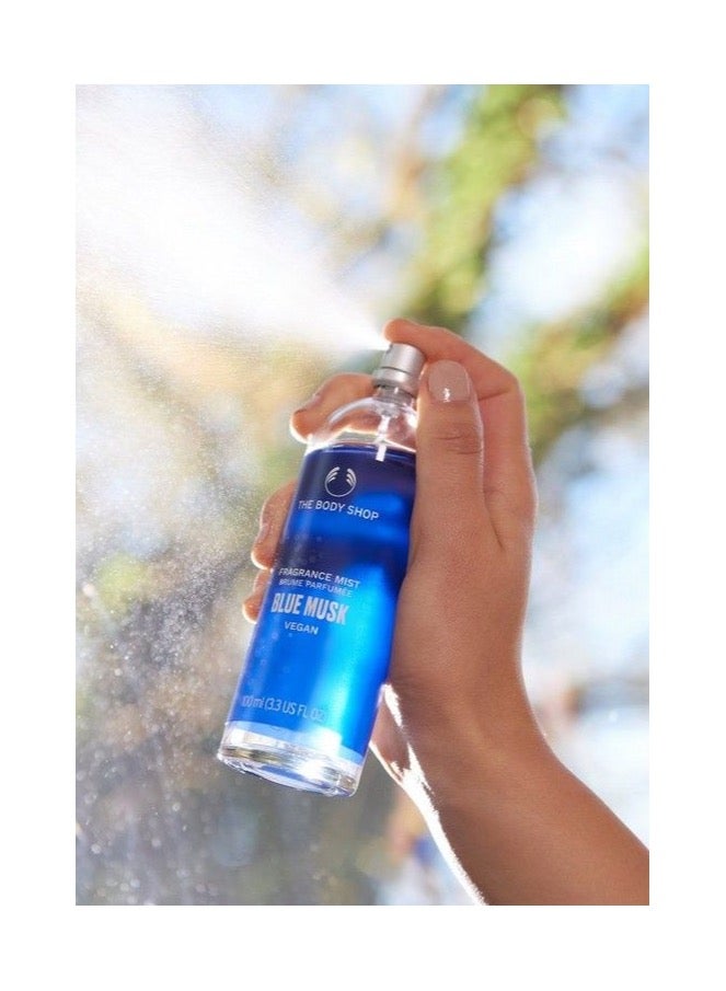The Body Shop Blue Musk Body Mist 100ml - Image 4