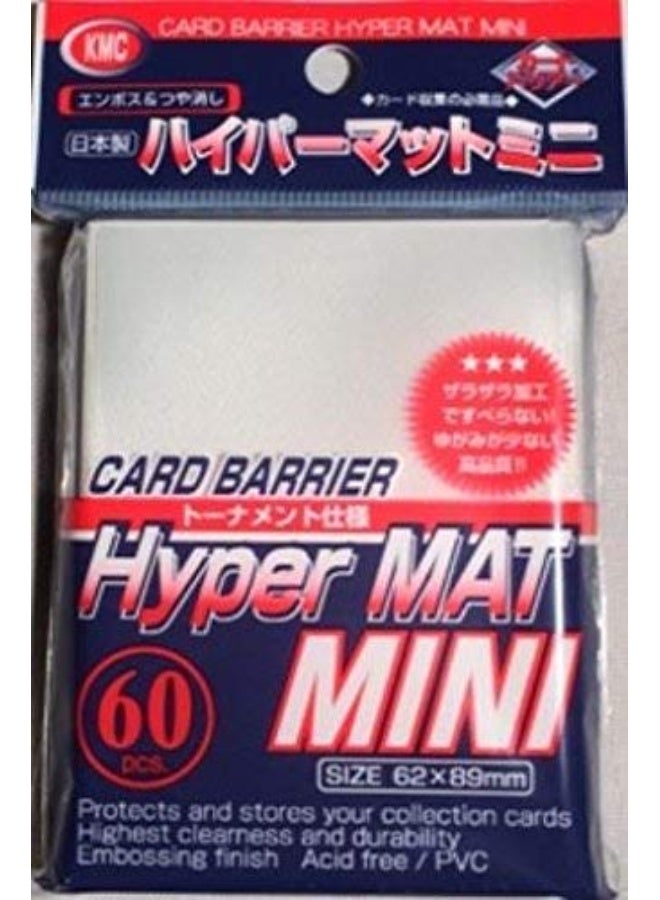KMC Sleeves MHM1577 Deck Protectors Mini Hyper Clear Pack 60 - Image 3
