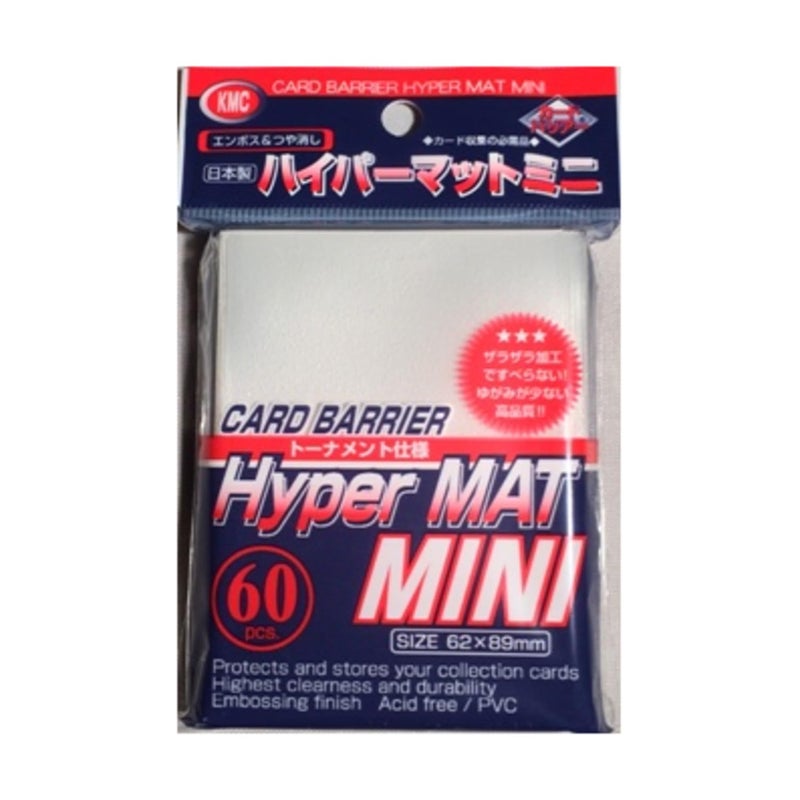 KMC Sleeves MHM1577 Deck Protectors Mini Hyper Clear Pack 60 - Image 4