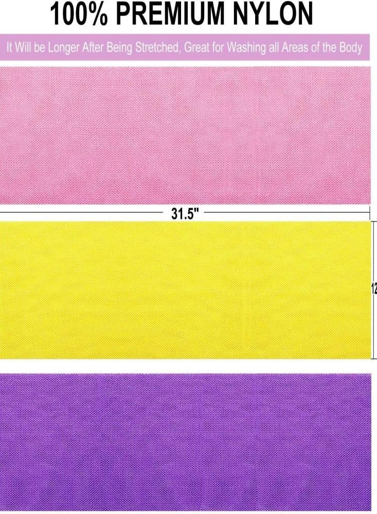 إسكدنيا أواسيسجالور 3 قطع من الإسفنج الشبكي الأفريقي للتقشير في الحمام. - Image 2