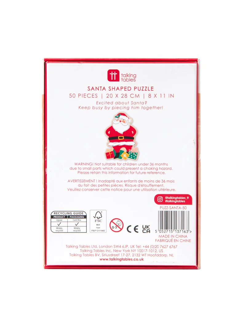 Talking Tables Craft With Santa Jigsaw Puzzle