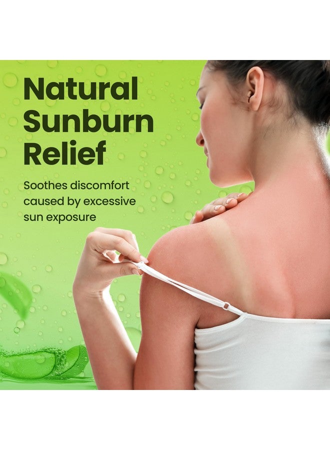 Honeyskin Soothing Aloe Vera Gel Made in the USA with Natural Ingredients - Give Yourself Relief From Sunburn and Dry Skin During the Hot Summer Days (8 Fl Oz) - Image 2