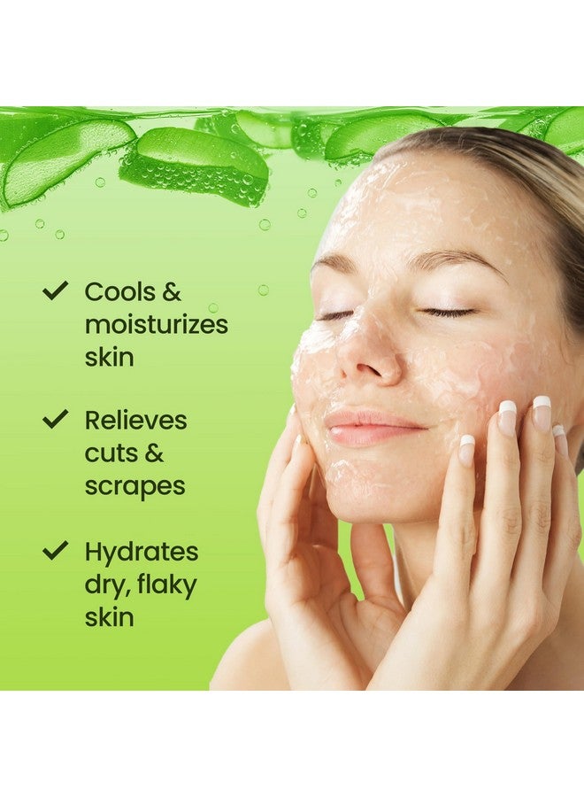 Honeyskin Soothing Aloe Vera Gel Made in the USA with Natural Ingredients - Give Yourself Relief From Sunburn and Dry Skin During the Hot Summer Days (8 Fl Oz) - Image 4