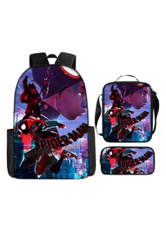 Spider-Man Spider-Man Student Backpack Three-Piece Set 29*16*42cm 