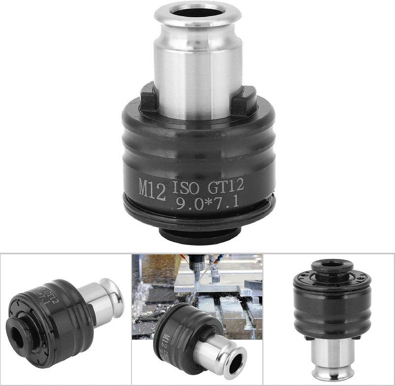 Tapping Collet Torsion Type, Tapping Chuck with Good Clamping Strength for Milling Machine, M6 M8 M10 M12 Tap Socket Shank for Drilling and Boring Machines (M12) - Image 3