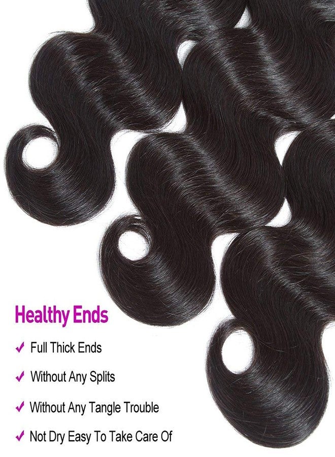 Flady Body Wave 3 Bundles Human Hair 20 22 24 Inch 100% Unprocessed 12A Human Hair Bundles Body Wave 3 Bundles Human Hair Weave Body Wave Human Hair Extensions Natural Color - Image 4