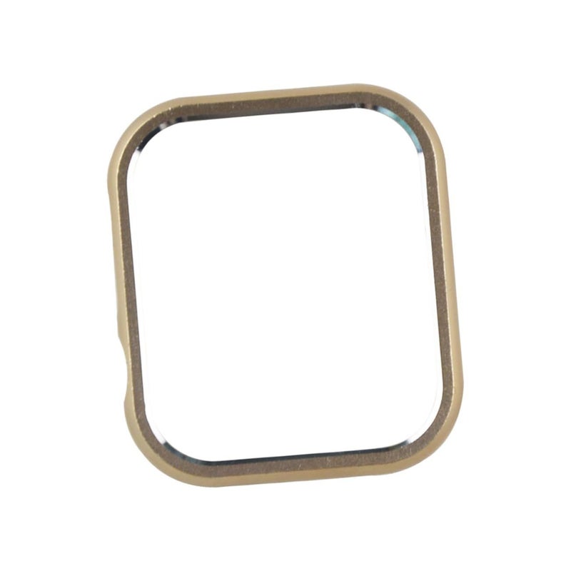 2pcs Metal Watch Case Bumper Frame Golden Rosy Pink Protective Cover For Iwatch - Image 3