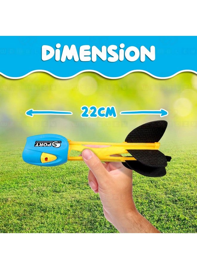 Wembley Finger Rockets - Colorful Foam Rocket Launcher for Kids, Stocking Stuffers Outdoor Toys, Safe & Reusable Rubber Rockets - Image 3