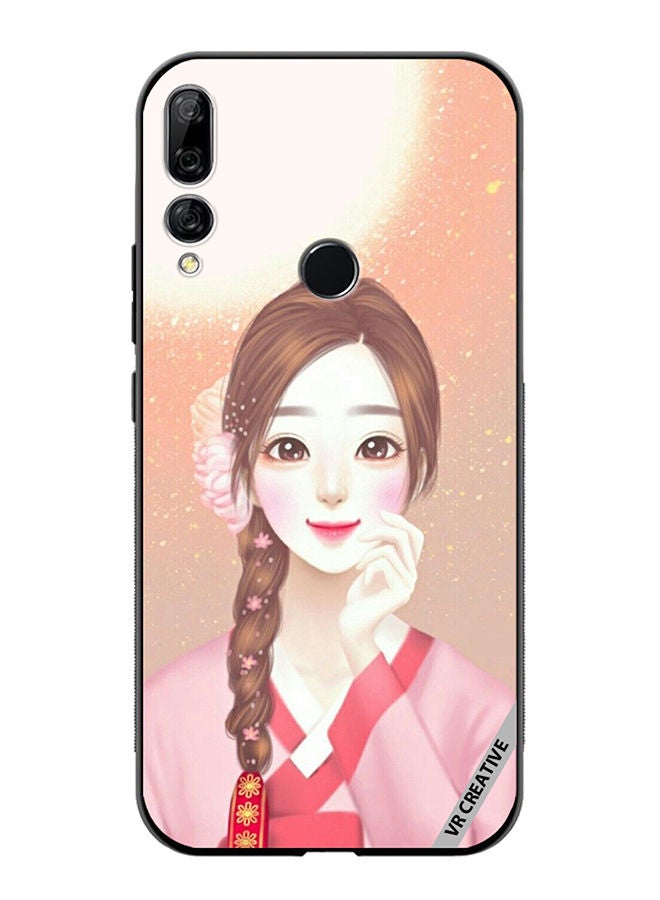 VR CREATIVE Protective Case Cover For Huawei Y9 Prime 2019 Chinese Traditional Girl Design Multicolour - Image 1