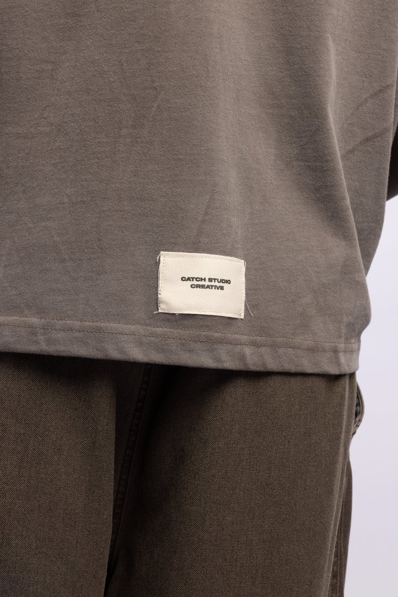 Catch Minimalist Print Detail T-Shirt - Image 3