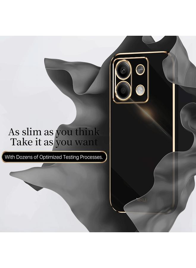 شين لي تونج جراب لهاتف Xiaomi Redmi Note 13 5G بحافة مستقيمة 6D مطلي بالكهرباء من مادة TPU - Image 3