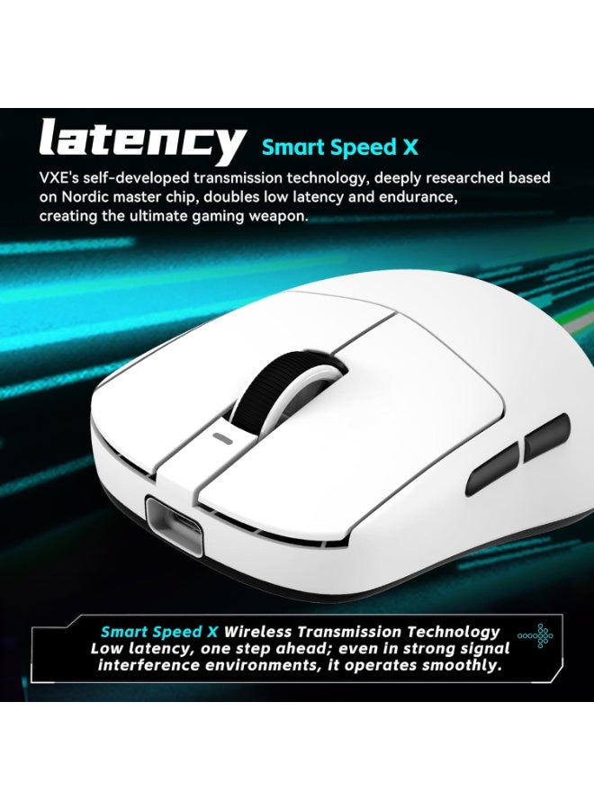 في اكس اي ماوس ألعاب لاسلكي  ATK VXE R1 ProMax خفيف الوزن 48 جرام، مستشعر PAW3395، دقة 18000 DPI، اتصال متعدد - Image 4