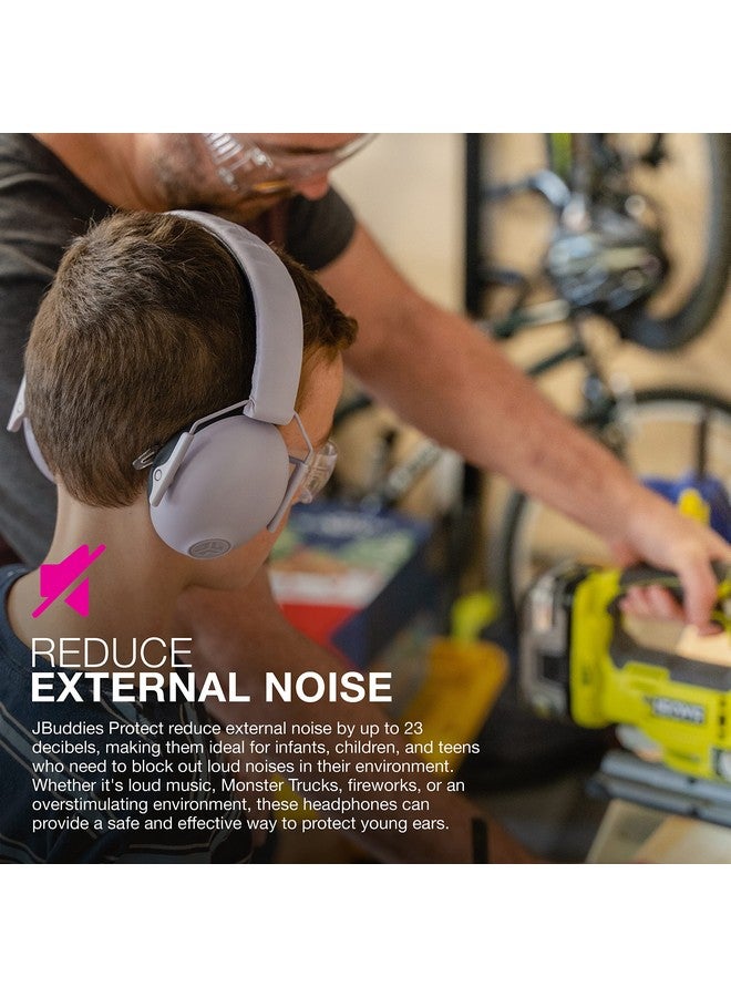 JLab JBuddies Protect Earmuffs, Adjustable Headband for Infants to Teens, Hearing Protection - Image 4