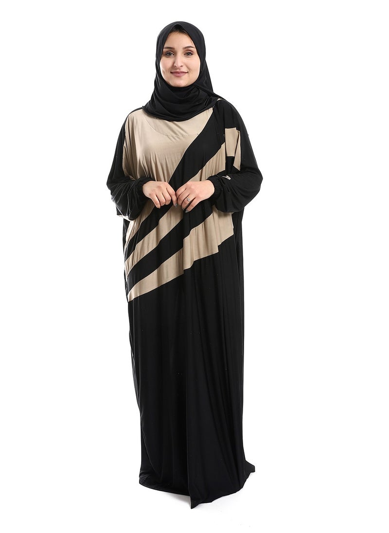 سيزار اسدال صلاة حريمي مزود بنقوش متعددة  - Image 1