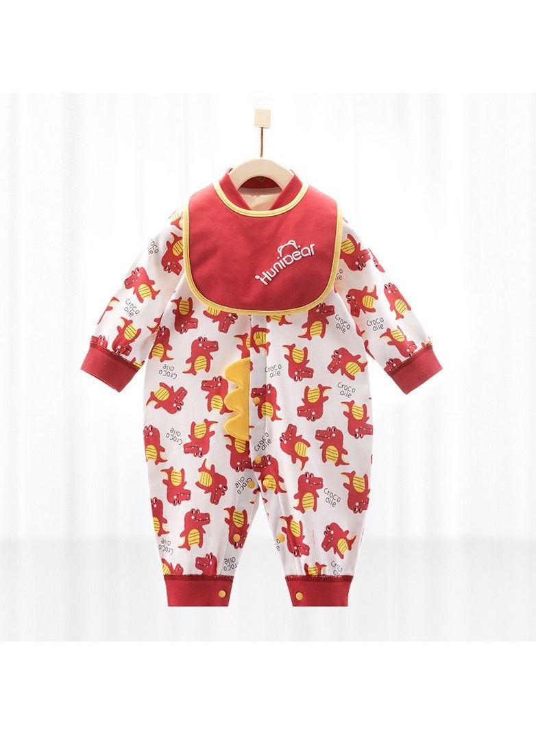 Loquat - A Cute Long-sleeved Jumpsuit For Babies And Toddlers With Bib - Image 1