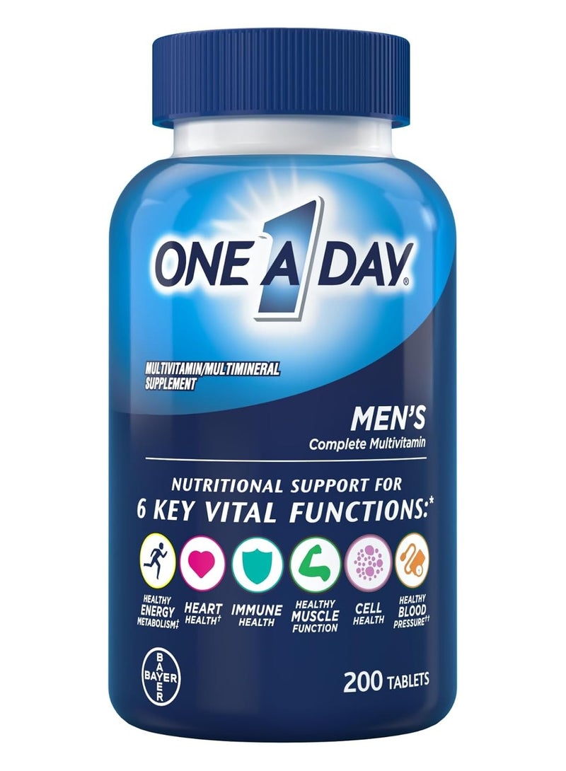 وان-أ-داي فيتامينات متعددة كاملة للرجال من وان ايه داي، 200 قرص