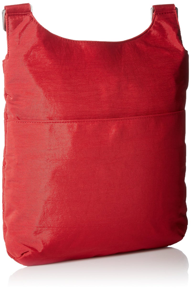 Baggallini unisex adult Big Zipper Travel Crossbody cross body handbags, Red, One Size US - Image 2