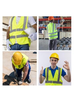 VINSTAR Pack of 24 Reflective Vest - Your Ultimate High Visibility Safety Jacket with 360° Protection! (L)  - Image 2