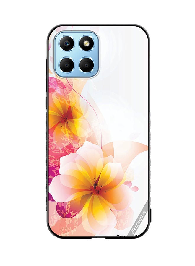 VR CREATIVE Protective Case Cover For Honor X8 5G Flower Design Multicolour - Image 1