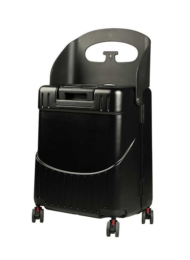 RoamRide 22" Travel Luggage with Child Seat with Silent Wheels / Wheel Locks / Impact Resistance Travel Trolly - Black - pzsku/Z6F4F99CACBA2A176AD03Z/45/_/1727178074/ac3040de-5649-4185-9bb6-e357f70b1d5b