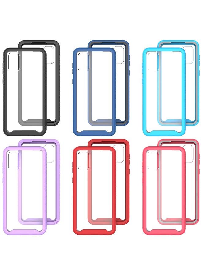 S-TOP Case For Samsung Galaxy A04 Starry Sky Solid Color Shockproof TPU Clear PC Phone Case - Image 2