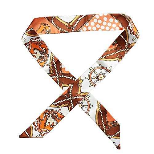MosBug Fashion Bag Handbag Handle Ribbon Scarf Package Band Hair Head (Pattem A) - Image 3
