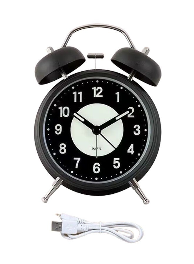 Twin Bell Alarm Clock Analog Luminous Alarm Clock or Bedroom Home or Office  - Image 1